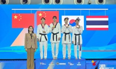爱游戏体育下载:首秀告捷 中国跆拳道队奥运备战启新程
